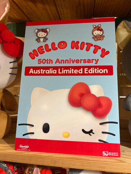 Hello Kitty Kangaroo Plush 3.5 inch with keyring Australian Limited Edition - PINK